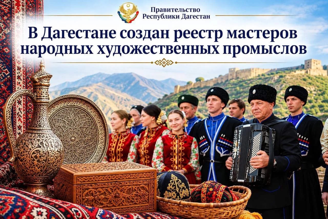 Дагестан утвердил реестр мастеров народных промыслов