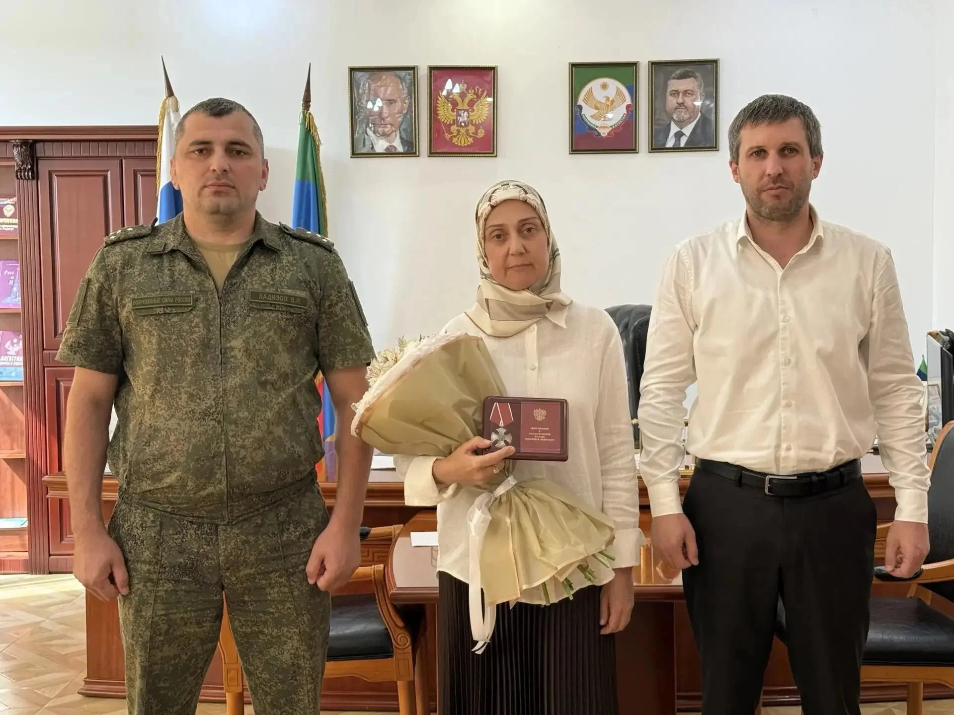 Вдове героя СВО вручили орден Мужества в Кочубее