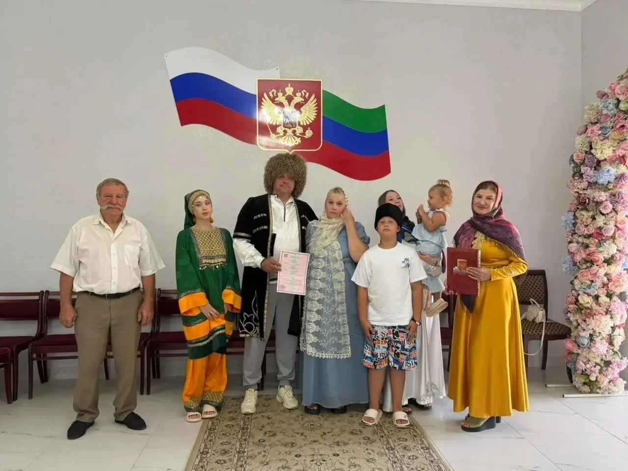 Брак гостей из Мордовии зарегистрировали в Избербаше