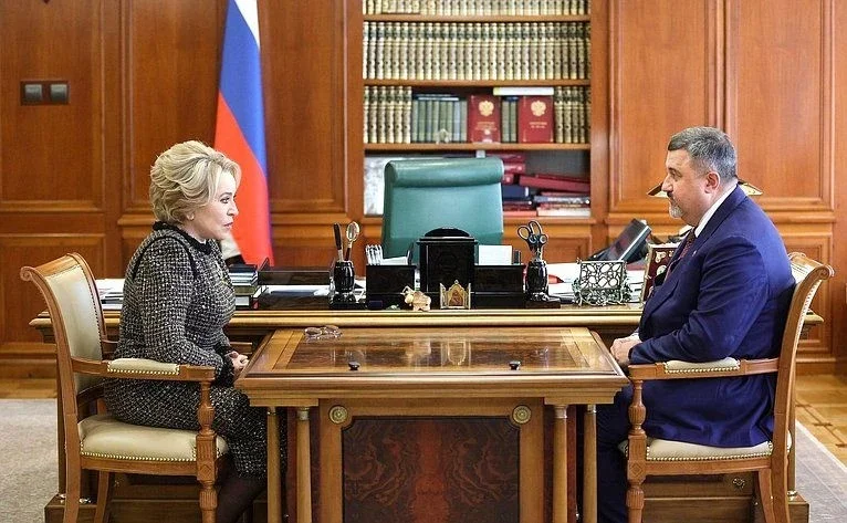 Главные темы встречи Матвиенко и Щукина: вода, экология и межнациональный мир