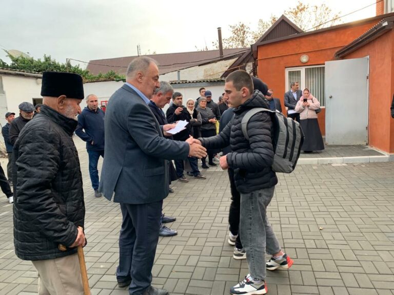 Проводы призывников в Хасавюртовском ОВК