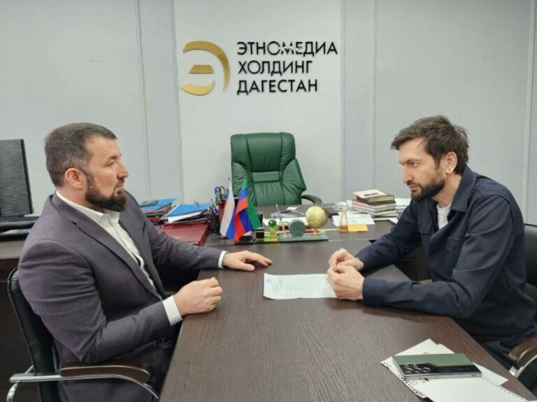 Депутат НС РД Шамиль Омаров посетил Этномедиахолдинг «Дагестан»