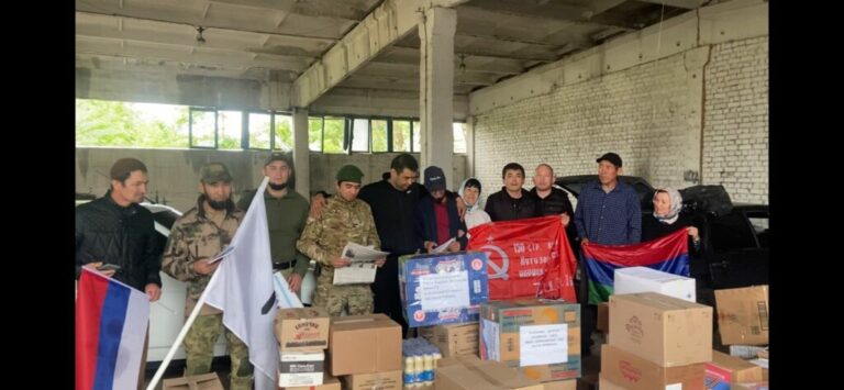 Из Ногайского района доставили гуманитарный груз в зону СВО