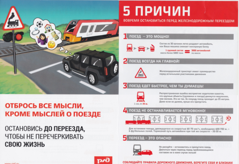 Международный день привлечения внимания к железнодорожным переездам