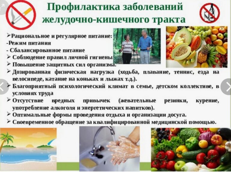 Профилактики заболеваний органов пищеварения