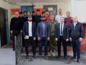 Тридцать шесть новобранцев отправились на службу из Кайтагского и Дахадаевского районов