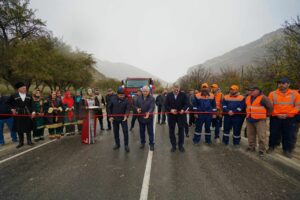 В Лакском районе открыли дорогу после ремонта