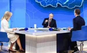 Путин заявил об освобождении Купянска и росте ВВП в ходе прямой линии