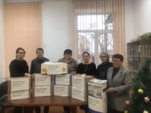 Ногайские журналисты отправили бойцам новогодние посылки