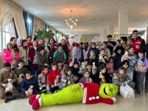 Палестинские дети отпраздновали Новый год в Дагестане