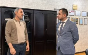 В Южно-Сухокумске проводили добровольца в зону СВО