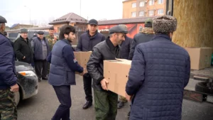 Депутаты и администрация Хасавюртовского района собрали помощь для бойцов