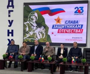 Давид Учуев рассказал студентам о работе на передовой