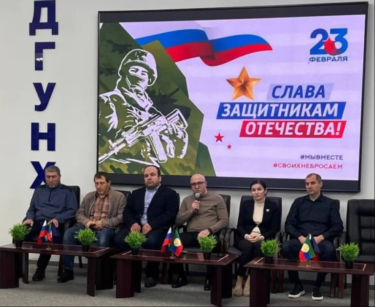 Давид Учуев рассказал студентам о работе на передовой