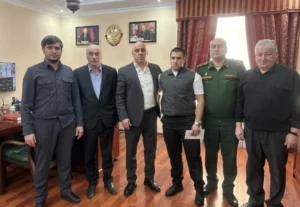 В Сергокалинском районе проводили добровольца в зону СВО