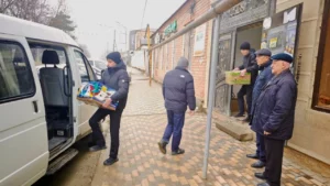 Из Кайтагского района отправили вторую партию гумпомощи бойцам СВО