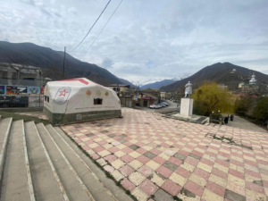В Ахтынском районе открылся временный пункт отбора на контрактную службу