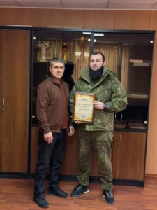 Бойцы из Адиль-Янгиюрта получили землю под строительство дома