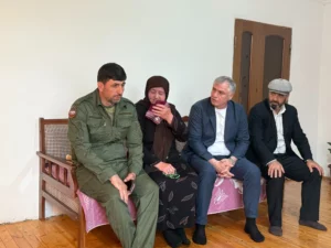Семьи погибших участников СВО навестили в Тляратинском районе